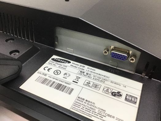 monitor tft samsung 923nw 19 lcd