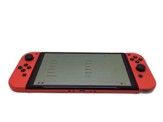 nintendo switch oled mario red edition