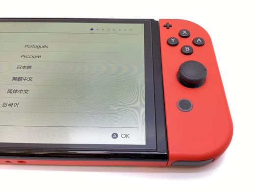 nintendo switch oled mario red edition