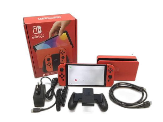 nintendo switch oled mario red edition