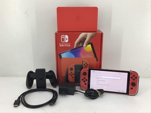 nintendo switch oled mario red edition