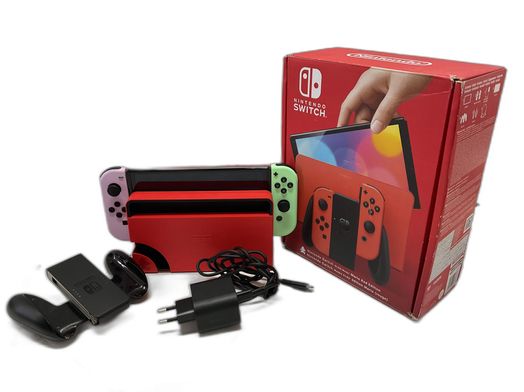 nintendo switch oled mario red edition
