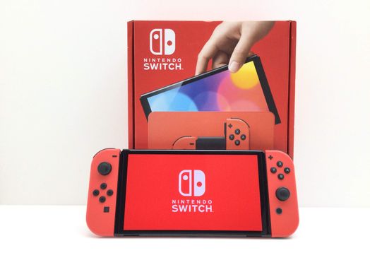 nintendo switch oled mario red edition