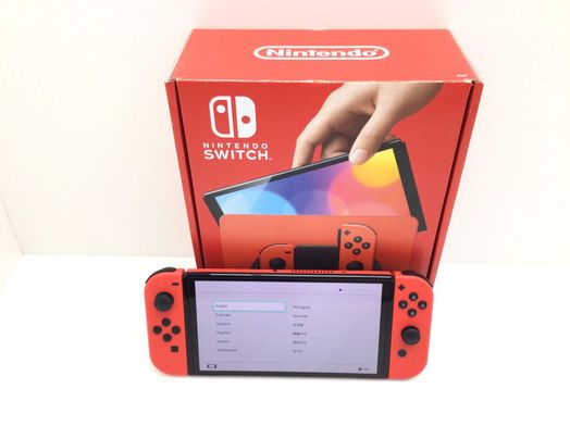 nintendo switch oled mario red edition
