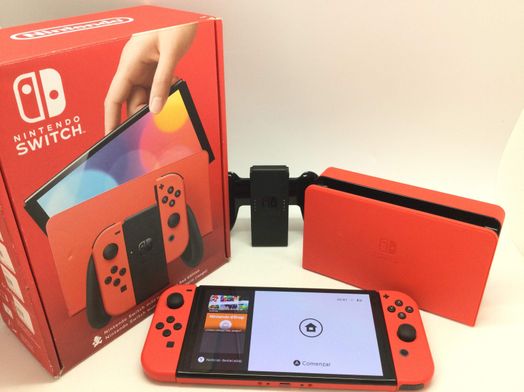 nintendo switch oled mario red edition
