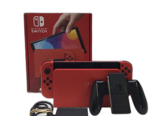 nintendo switch oled mario red edition