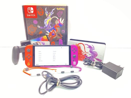 nintendo switch oled pokemon scarlet & violet edition