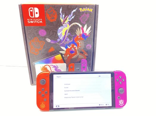 nintendo switch oled pokemon scarlet & violet edition