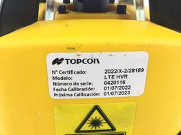 nivel laser topcon lte hvr
