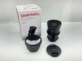 objetivo videocamara samyang t1.5/35mm