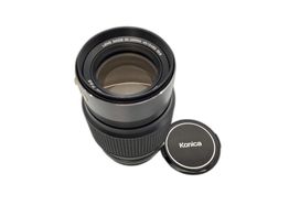 objetivo vintage konica hexanon ar 135mm f/3.5