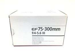 objetivo canon canon ef 75-300mm f4-5.6 iii