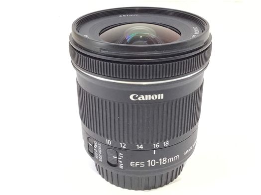 objetivo canon canon ef-s 10-18mm f4.5-5.6 is stm