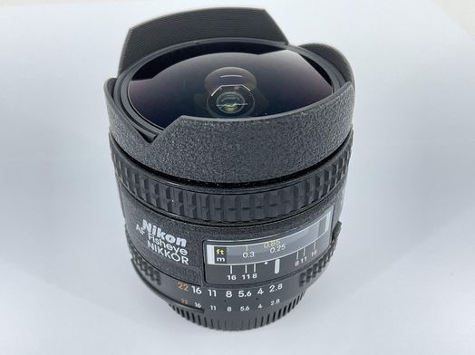 objetivo nikon nikon 16mm f/2.8d af fisheye-nikkor