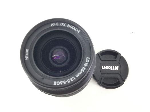 objetivo nikon nikon 18-55mm f/3.5-5.6g ed ii af-s dx zoom-nikkor