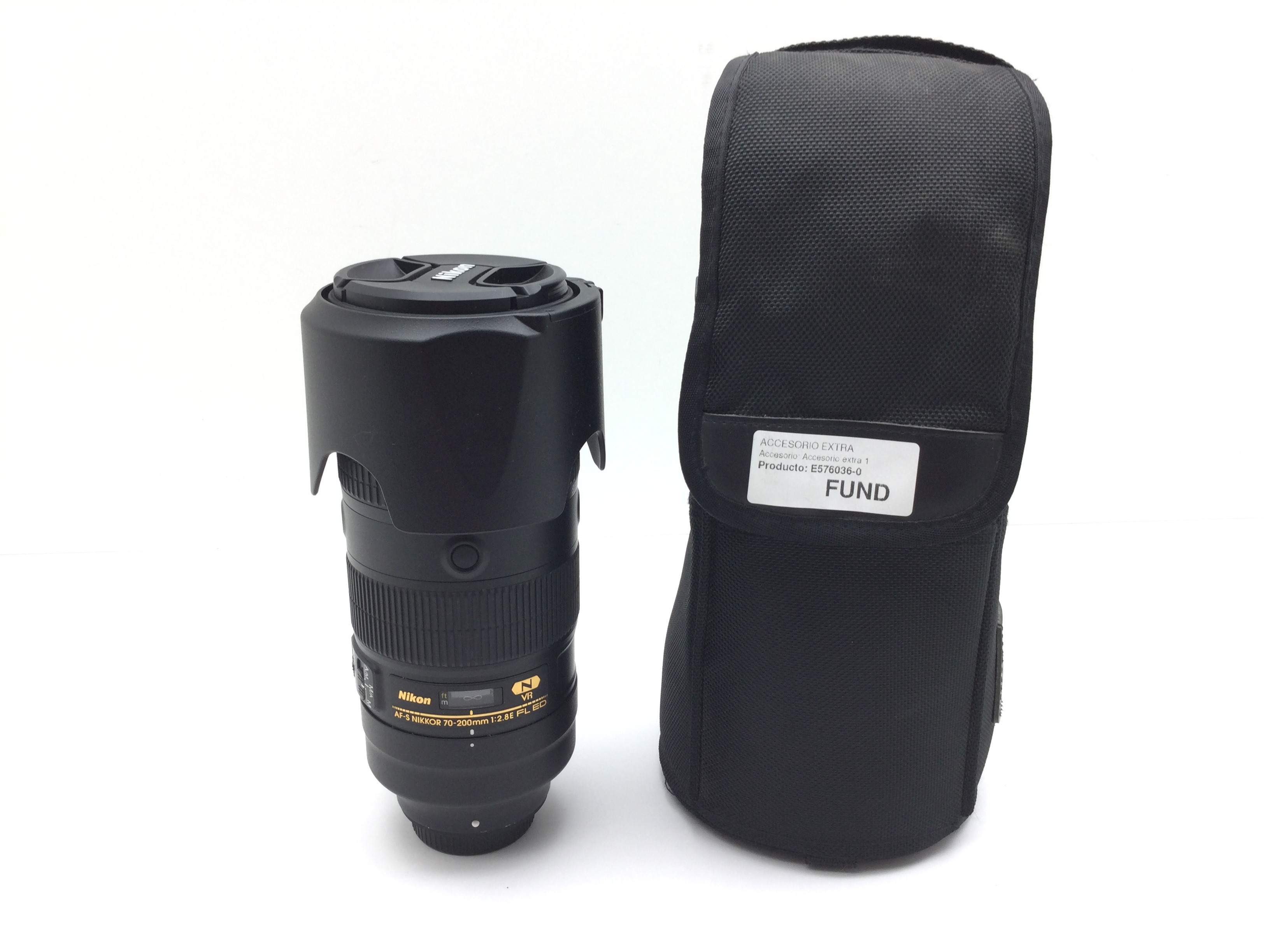 nikon 70-200mm fl ed vr af-s nikkor segunda mano en Cash