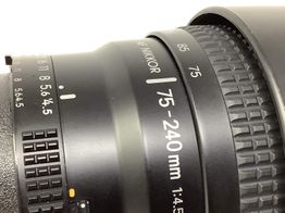 objetivo nikon nikon af nikkor 75-240mm 1:4-5.6 d