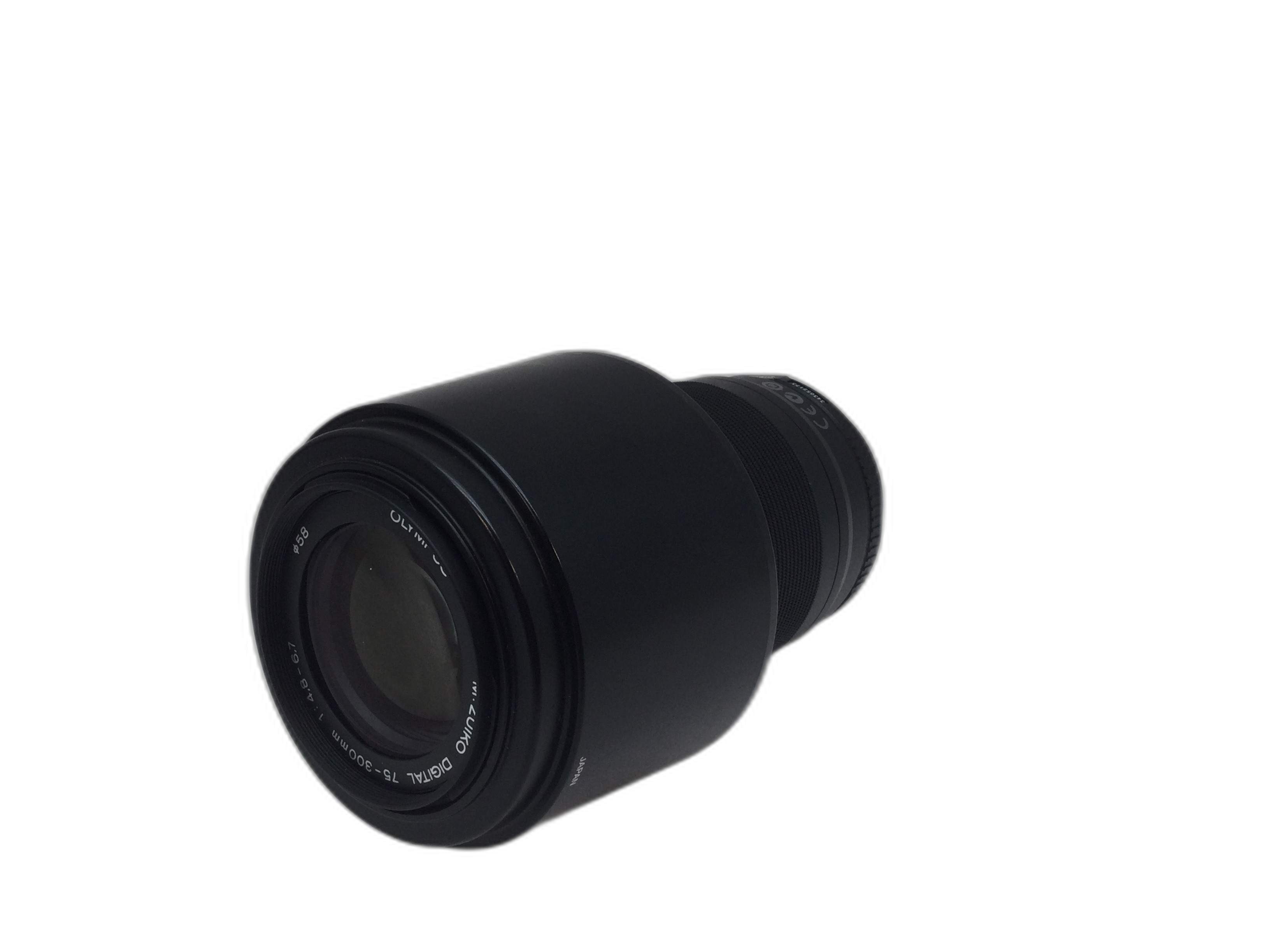 OLYMPAS ZUIKO 75-300mmレンズとVF-4のセット OLYMPAS ZUIKO 75-300mm