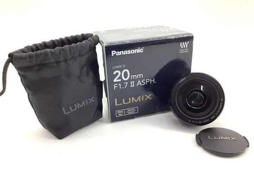 objetivo panasonic panasonic lumix g 20mm f/1.7 ii asph