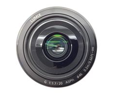 objetivo panasonic panasonic lumix g 20mm f/1.7 ii asph