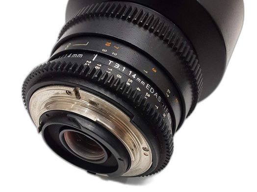 objetivo samyang 3.1 14mm edas if umc