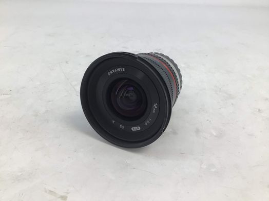 objetivo samyang samyang 12mm f/2 ncs cs para fujifilm x