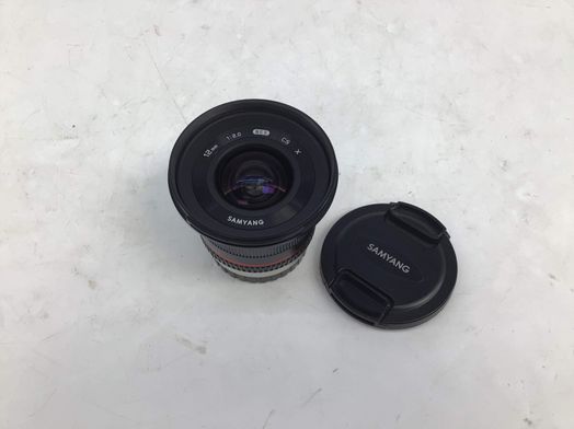 objetivo samyang samyang 12mm f/2 ncs cs para fujifilm x