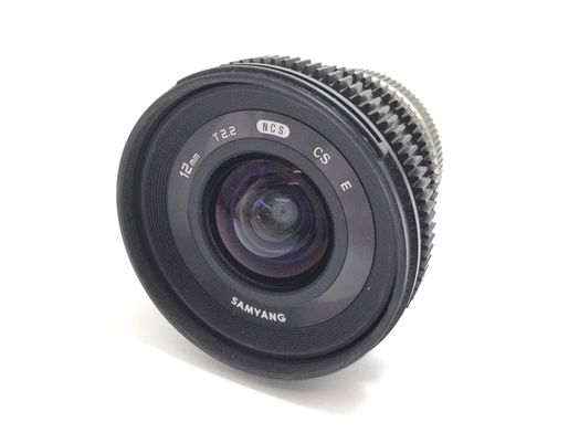 objetivo samyang samyang 12mm f/2 ncs cs para sony e