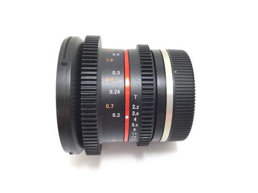 objetivo samyang samyang 12mm f/2 ncs cs para sony e