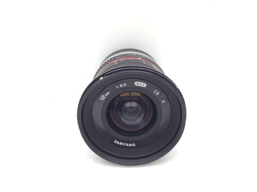 objetivo samyang samyang 12mm f/2 ncs cs