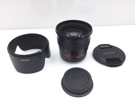 objetivo samyang samyang 50mm f/1.4 as umc para canon ef/ef-s