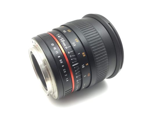 objetivo samyang samyang 50mm f/1.4 as umc para canon ef/ef-s