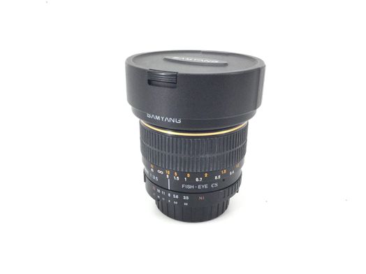 objetivo samyang samyang 8mm f/3.5 fish-eye cs vg10 para sony e