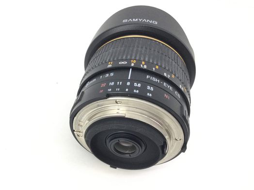 objetivo samyang samyang 8mm f/3.5 fish-eye cs vg10 para sony e