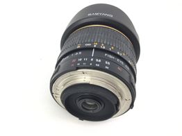 objetivo samyang samyang 8mm f/3.5 fish-eye cs vg10 para sony e