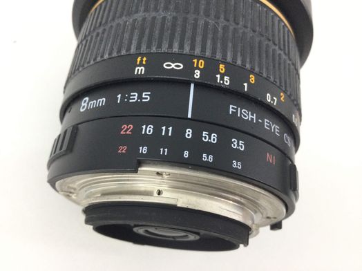 objetivo samyang samyang 8mm f/3.5 fish-eye cs vg10 para sony e