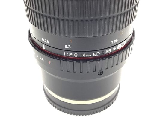 objetivo samyang samyang af 14mm f/2.8 ef para sony e