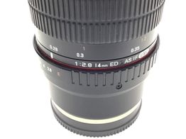 objetivo samyang samyang af 14mm f/2.8 ef para sony e