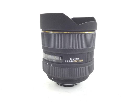objetivo sigma sigma 12-24mm f4.5-5.6 dg hsm ii para nikon f
