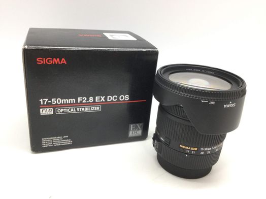 objetivo sigma sigma 17-50mm f2.8 ex dc os hsm para nikon f