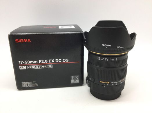 objetivo sigma sigma 17-50mm f2.8 ex dc os hsm para nikon f