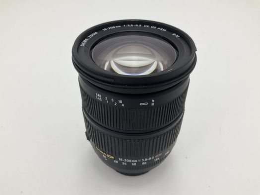 objetivo sigma sigma 18-200mm f3.5-6.3 dc macro os hsm (contemporary) para nikon f