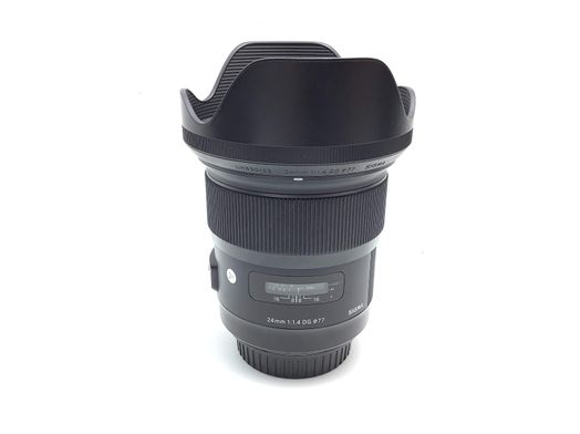 objetivo sigma sigma 24mm f1.4 dg hsm (art) para canon ef/ef-s