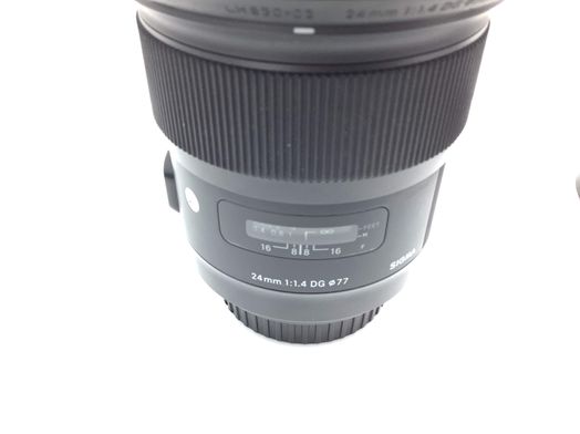 objetivo sigma sigma 24mm f1.4 dg hsm (art) para canon ef/ef-s