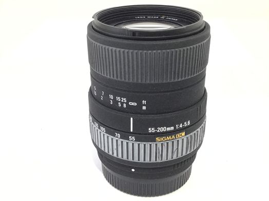 objetivo sigma sigma 55-200mm f4-5.6 dc para canon ef/ef-s
