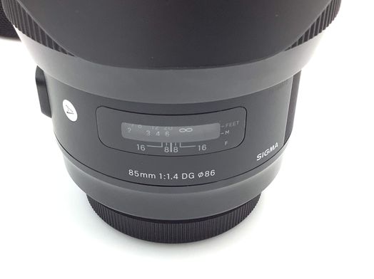 objetivo sigma sigma 85mm f/1.4 dg hsm (art) para canon ef/ef-s