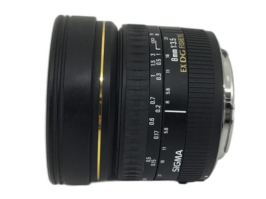 objetivo sigma sigma 8mm f3.5 ex dg circular fisheye para canon ef/ef-s