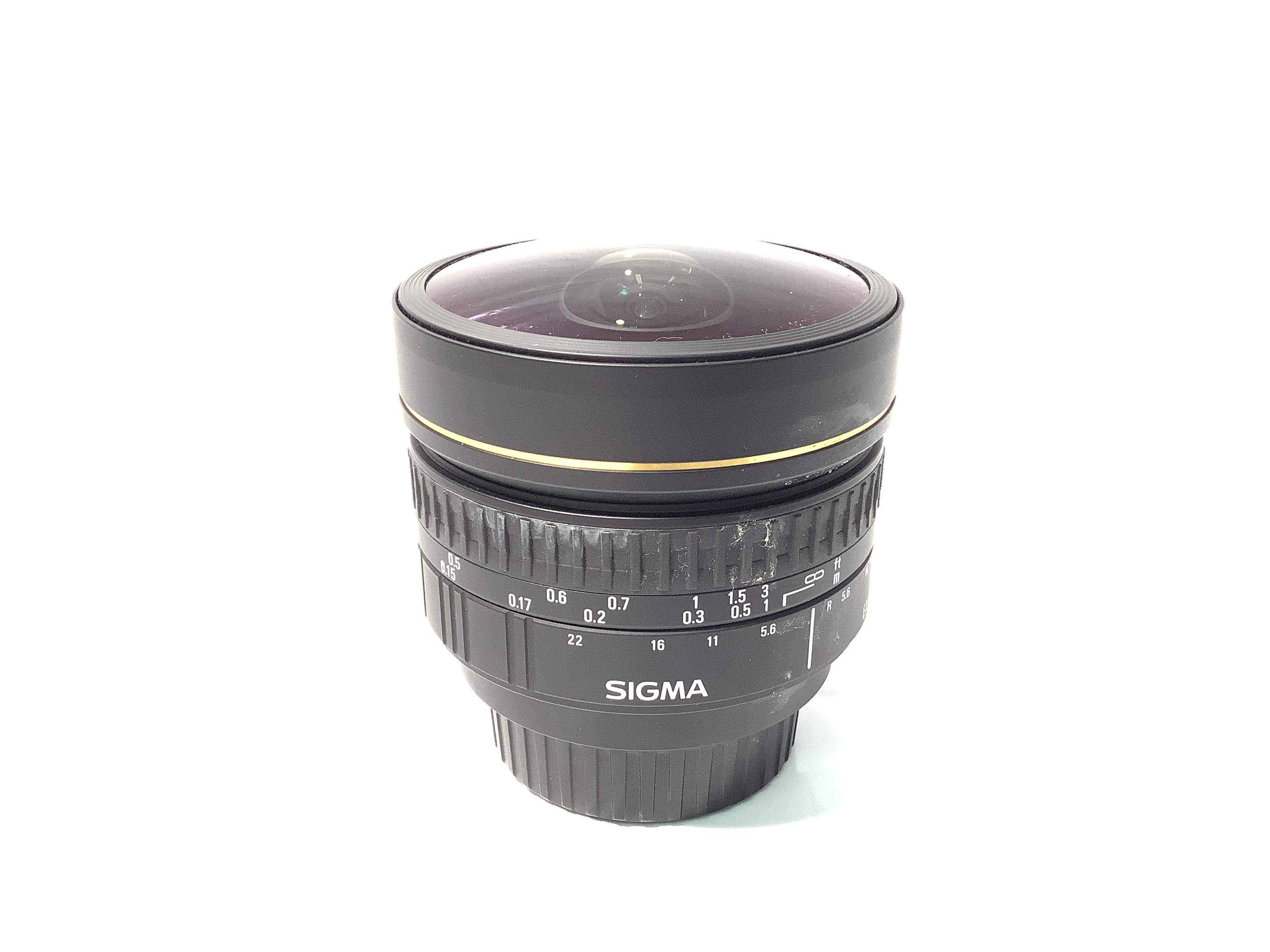 sigma 8mm ex dg circular fisheye para nikon f segunda mano en