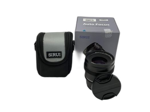 objetivo sirui prime cine 20mm t1.8