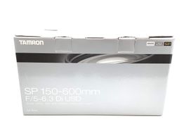 objetivo tamron tamron sp 150-600mm f5-6.3 di vc usd para sony a